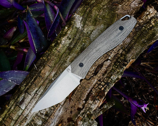 7" OD Green Karma Fixed Blade